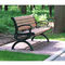 야외 현대 라운지 오랫동안 나무로 된 저장 벤치 WPC 테이블 의자 정원 공공 공원 금속 목재  철 철강 플라스틱